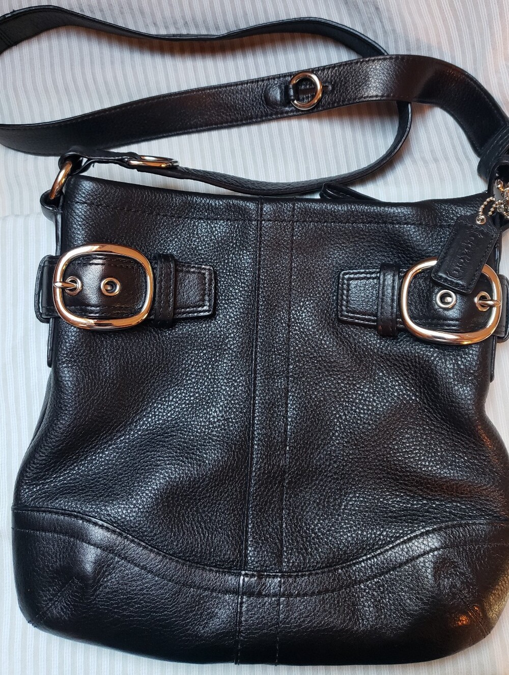 Black COACH Bag 10x10"